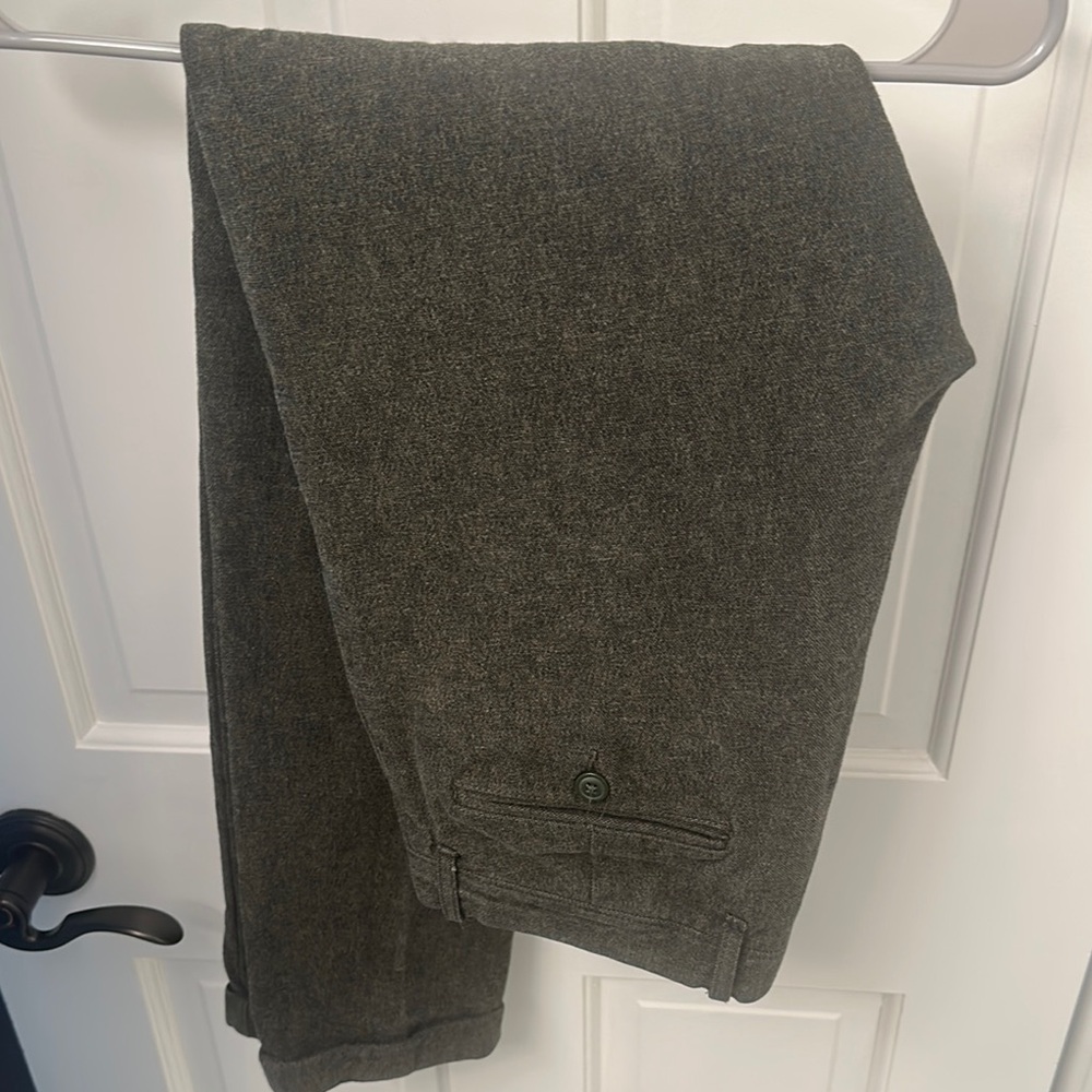 Dark Muted Green Pants
